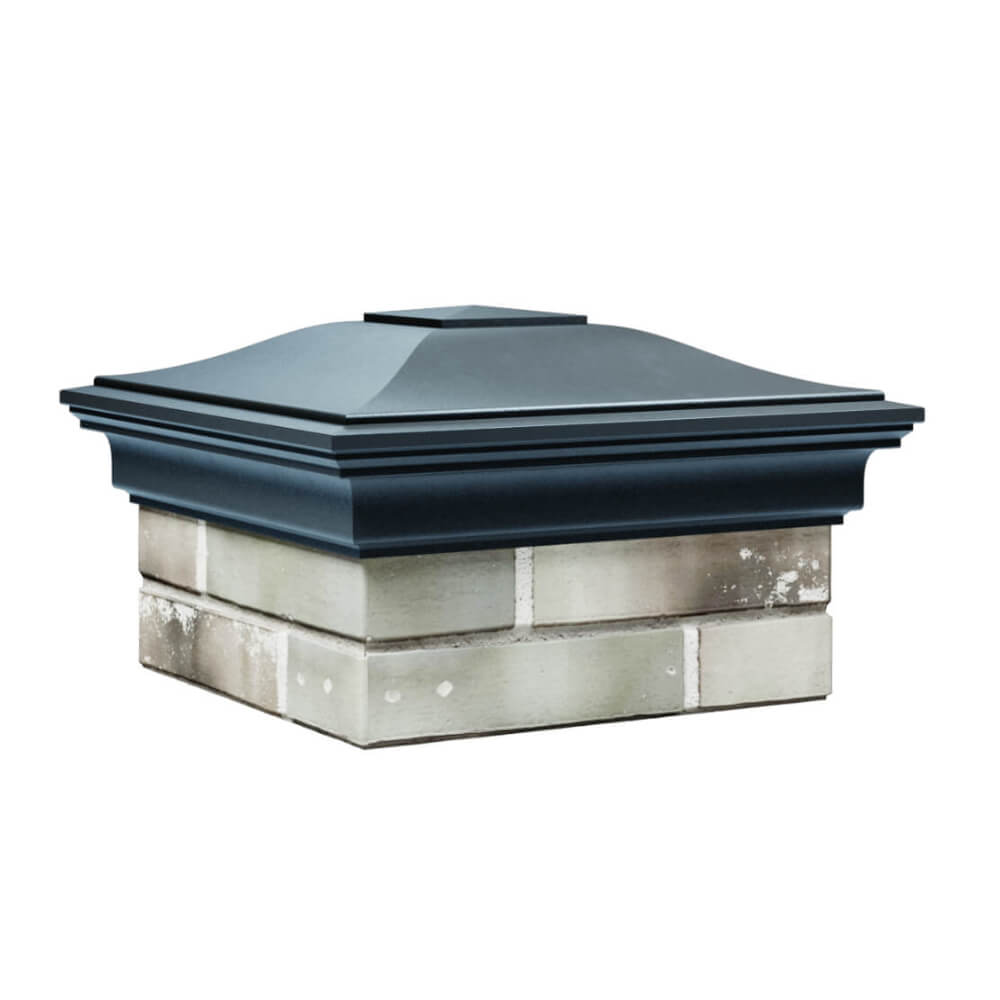 Колпак Zking Монблан Серый на столб 1.5х1.5 еврокирпича 0.7НФ (355х355мм) в Набережных Челнах фото