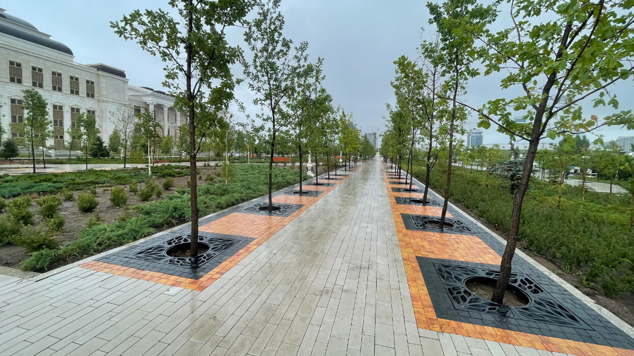 Приствольная решетка для дерева ZKING CRUST 1.2х1.2м Черная в Набережных Челнах фото