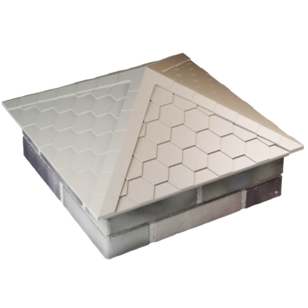 Колпак Zking Эверест Бежевый на столб 2х2 кирпича (535х535мм) Набережные Челны фото