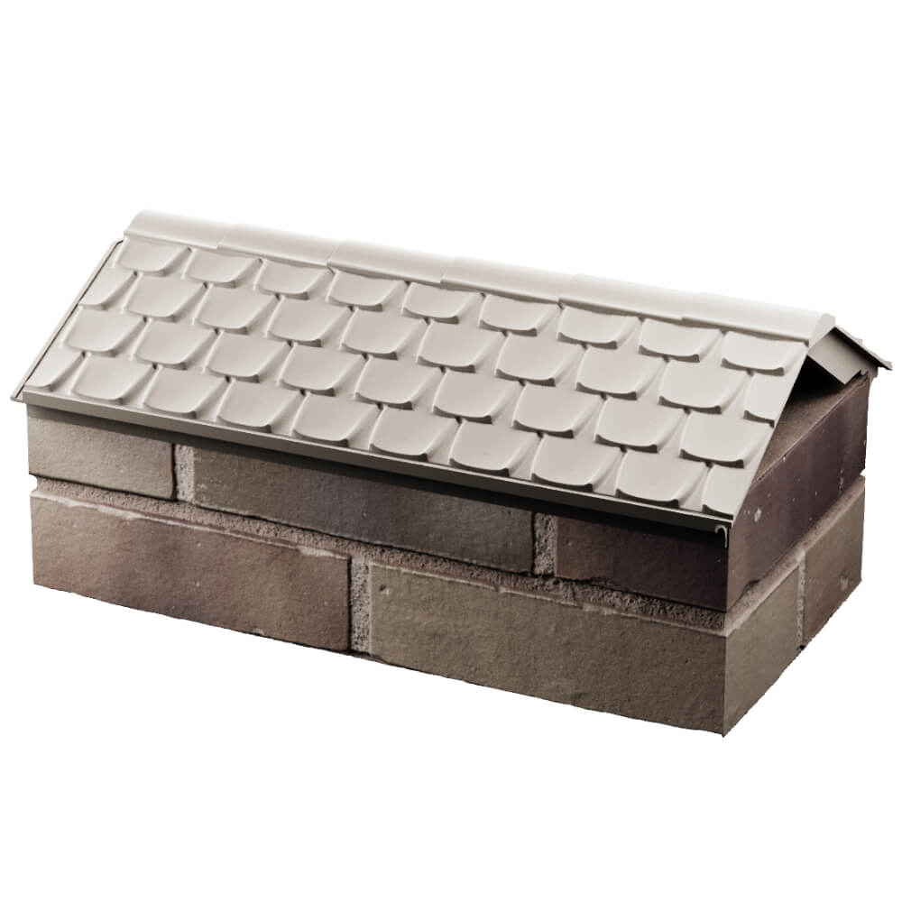 Парапет Zking Эльбрус Бежевый с посадкой на 1 кирпич (255мм) в Набережных Челнах фото