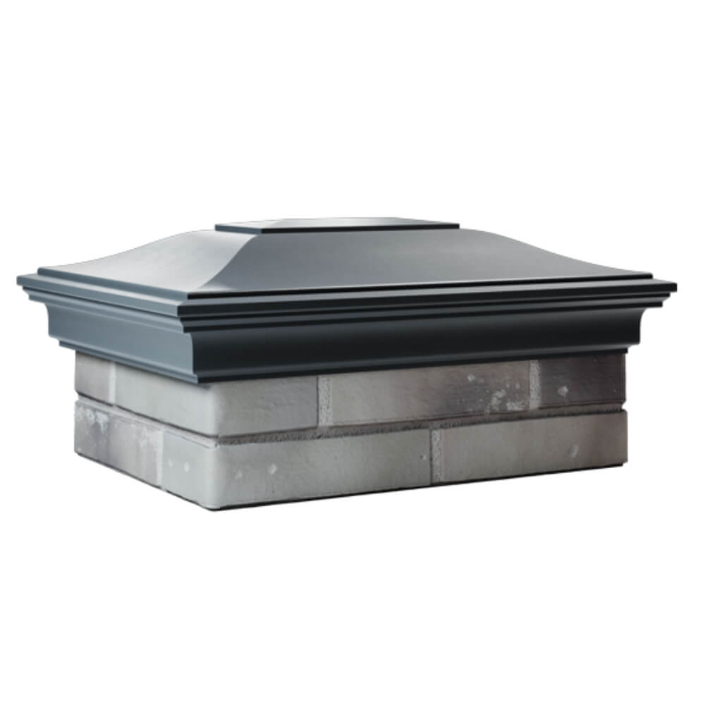 Колпак Zking Монблан Серый на столб 2х1.5 кирпича (515х385мм) в Набережных Челнах фото