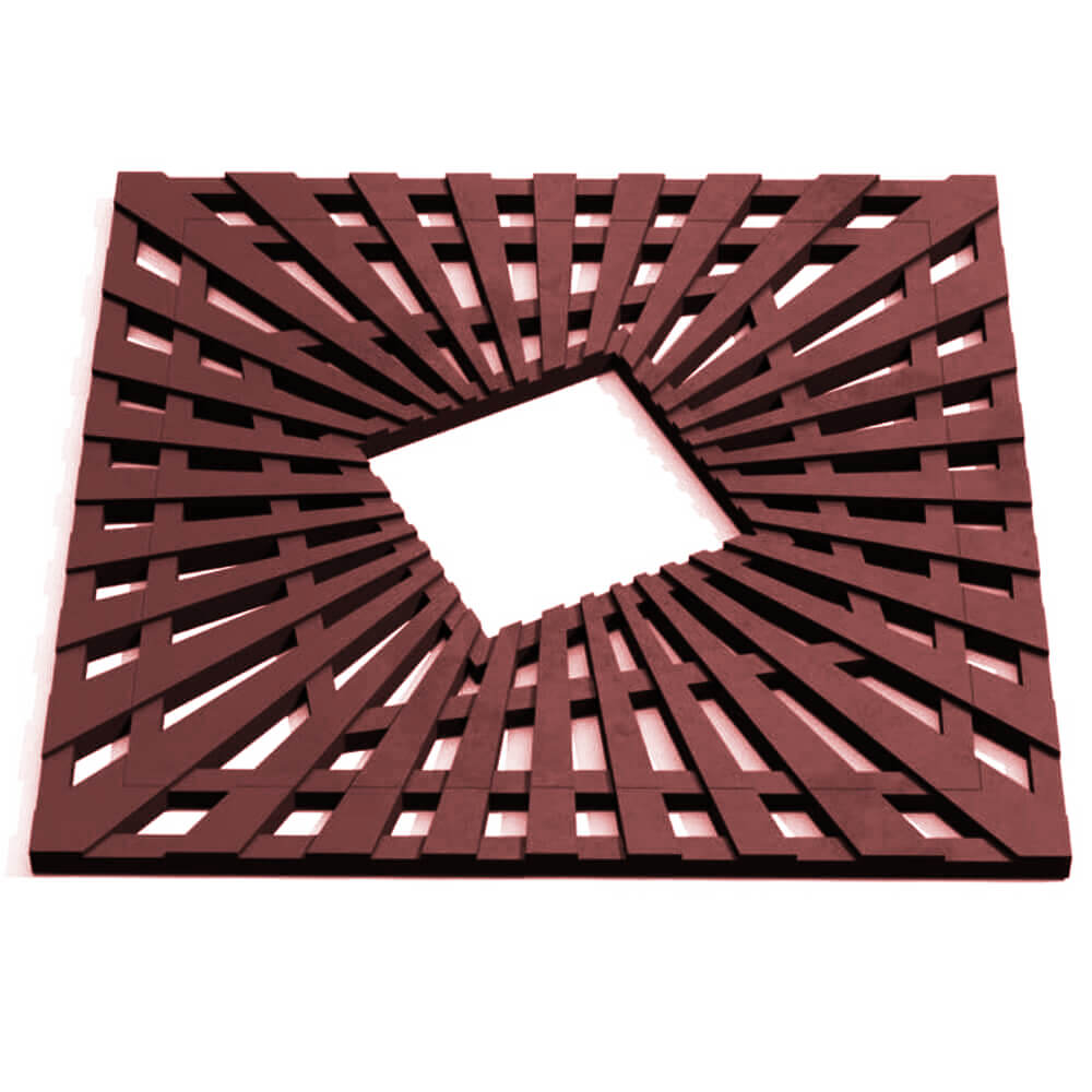 Приствольная решетка для дерева ZKING ATMOSPHERE 1.2х1.2м Коричневая Набережные Челны фото