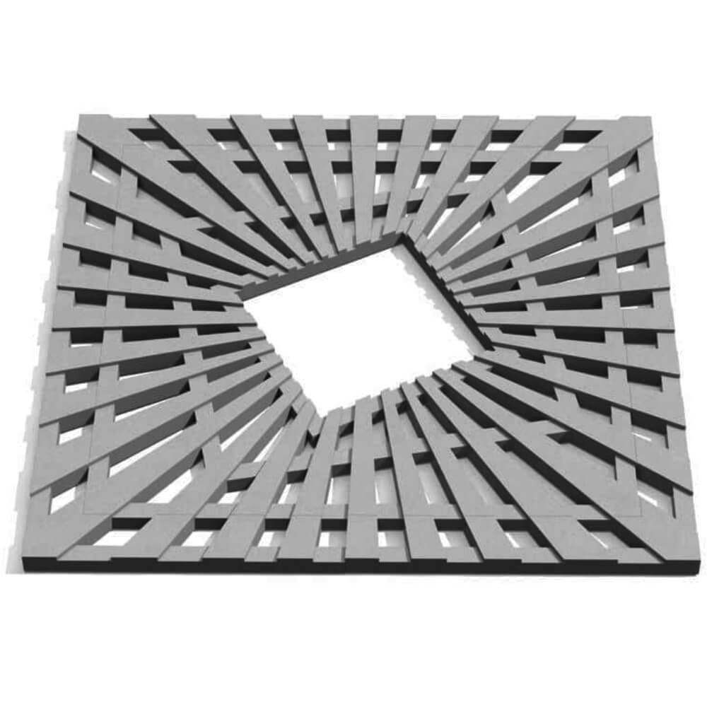 Приствольная решетка для дерева ZKING ATMOSPHERE 1.2х1.2м Серая Набережные Челны фото