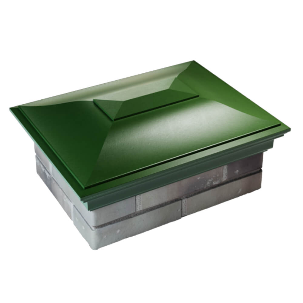 Колпак Zking Монблан Зеленый на столб 2х1.5 кирпича (515х385мм) Набережные Челны фото