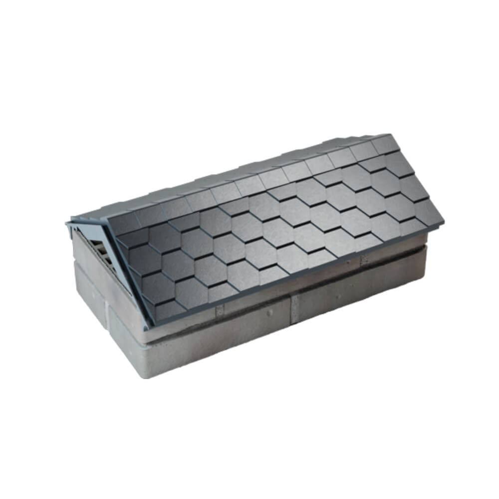 Парапет Zking Эверест Серый с посадкой на 1 кирпич (200/225/255мм) в Набережных Челнах фото