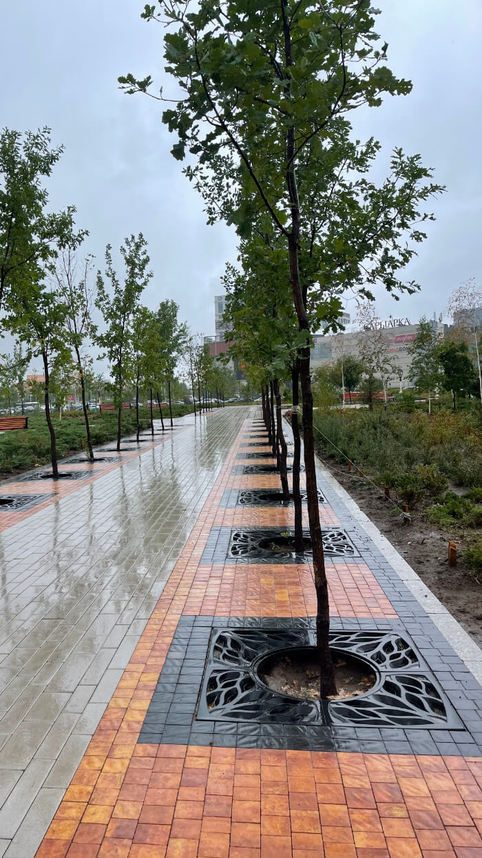 Приствольная решетка для дерева ZKING CRUST 1.2х1.2м Черная в Набережных Челнах фото