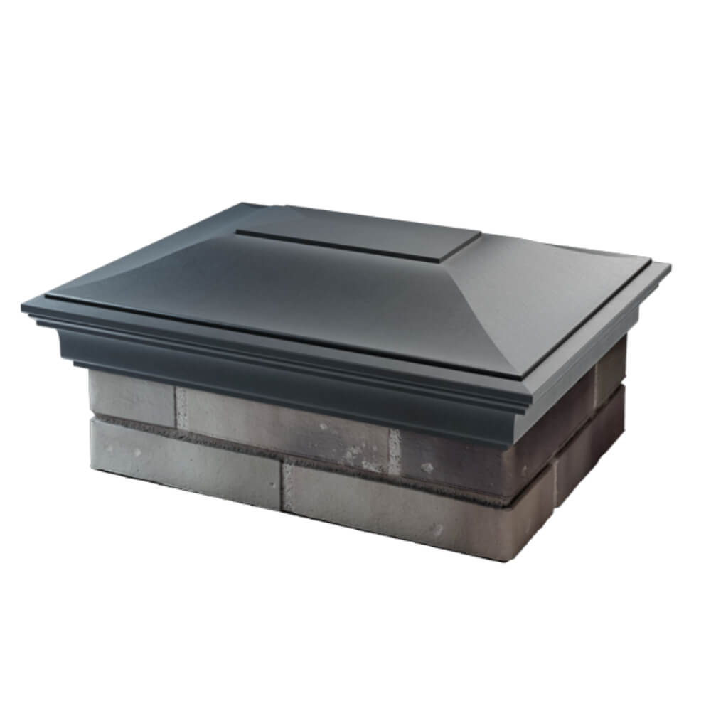 Колпак Zking Монблан Серый на столб 2х1.5 кирпича (515х385мм) в Набережных Челнах фото