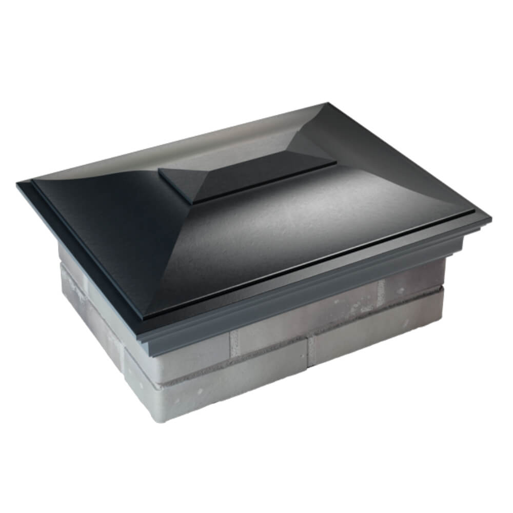 Колпак Zking Монблан Черный на столб 2х1.5 кирпича (515х385мм) Набережные Челны фото