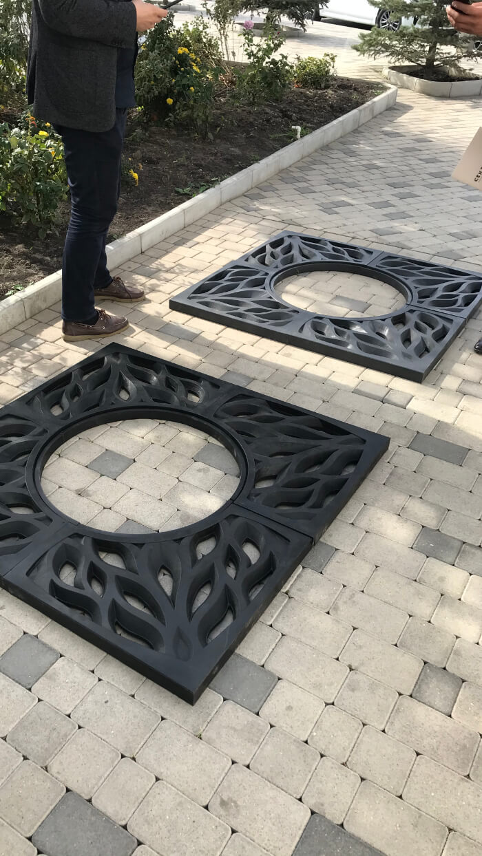 Приствольная решетка для дерева ZKING CRUST 1.2х1.2м Черная в Набережных Челнах фото