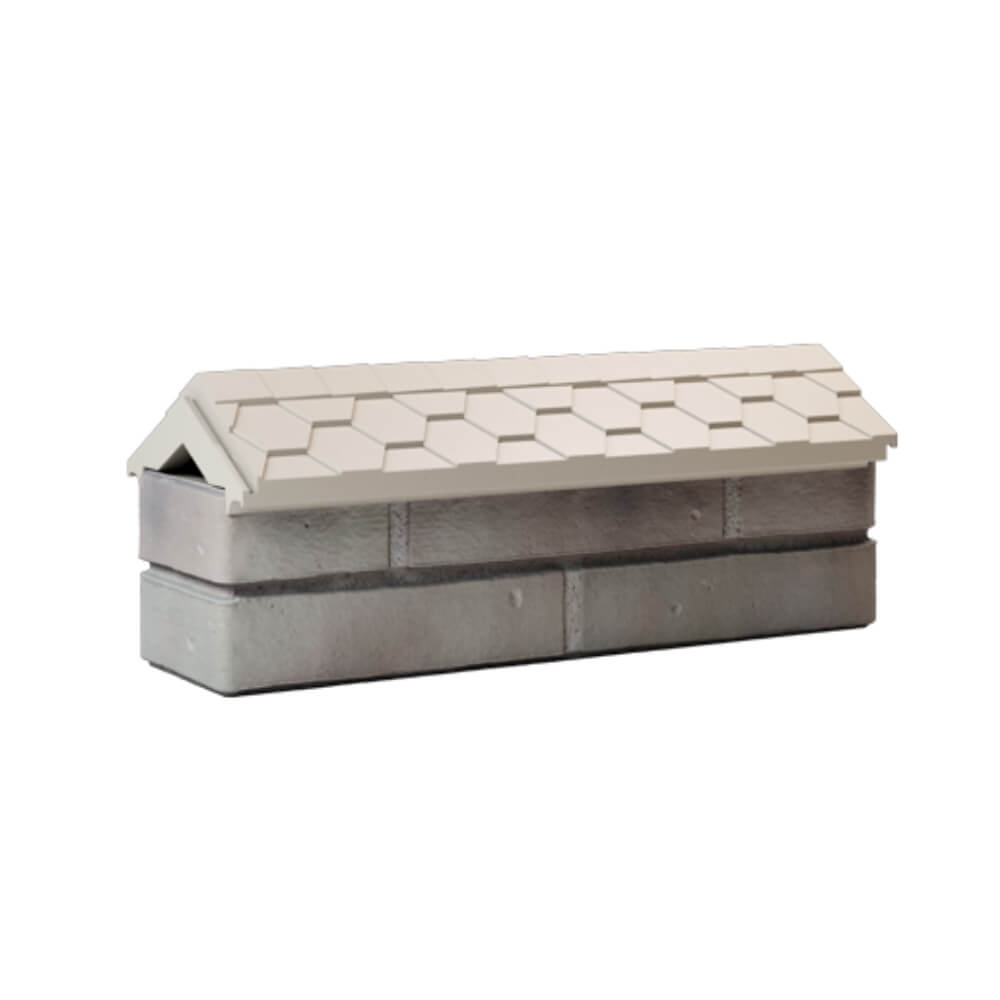 Парапет Zking Эверест Бежевый с посадкой на 0.5 кирпича (130мм) Набережные Челны фото