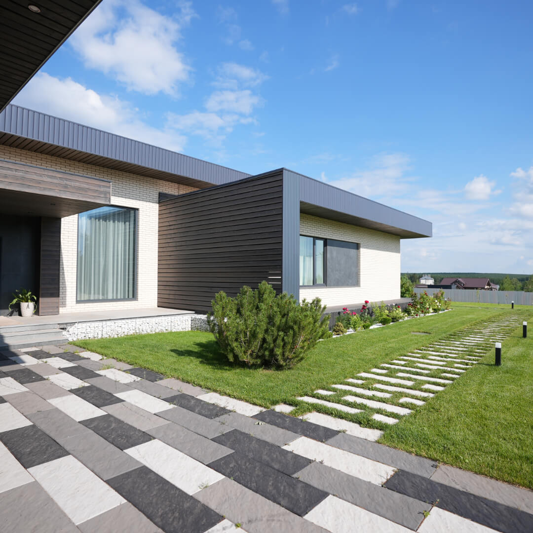 Шаговая плита STONE Черный Сланец 990х330х55мм в Набережных Челнах фото