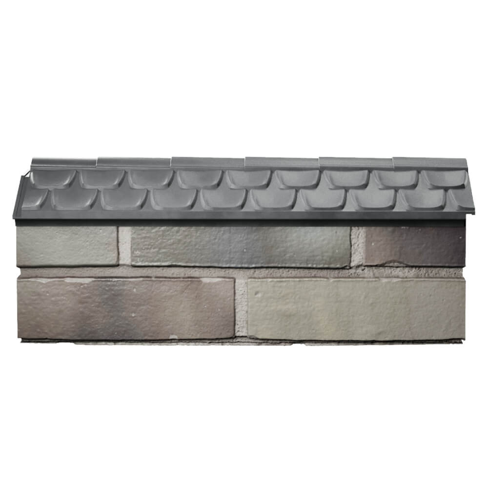 Парапет Zking Эльбрус Серый с посадкой на 0.5 кирпича (130мм) в Набережных Челнах фото