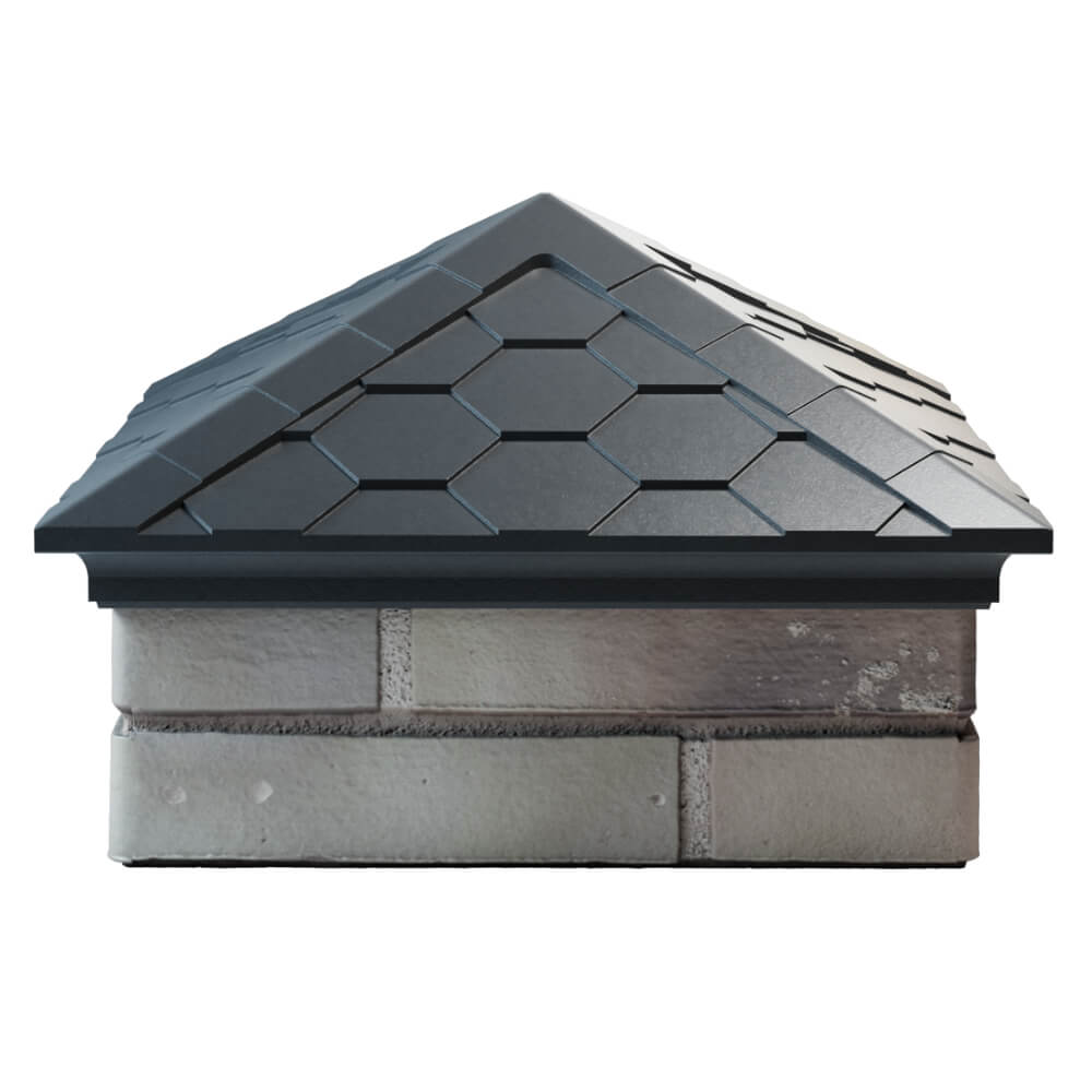 Колпак Zking Эверест Серый на столб 1.5х1.5 кирпича (390х390мм) Набережные Челны фото