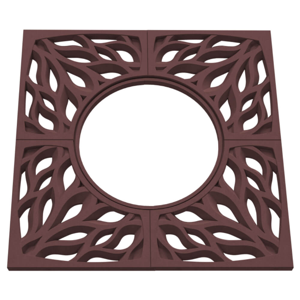 Приствольная решетка для дерева ZKING CRUST 1.2х1.2м Коричневая в Набережных Челнах фото