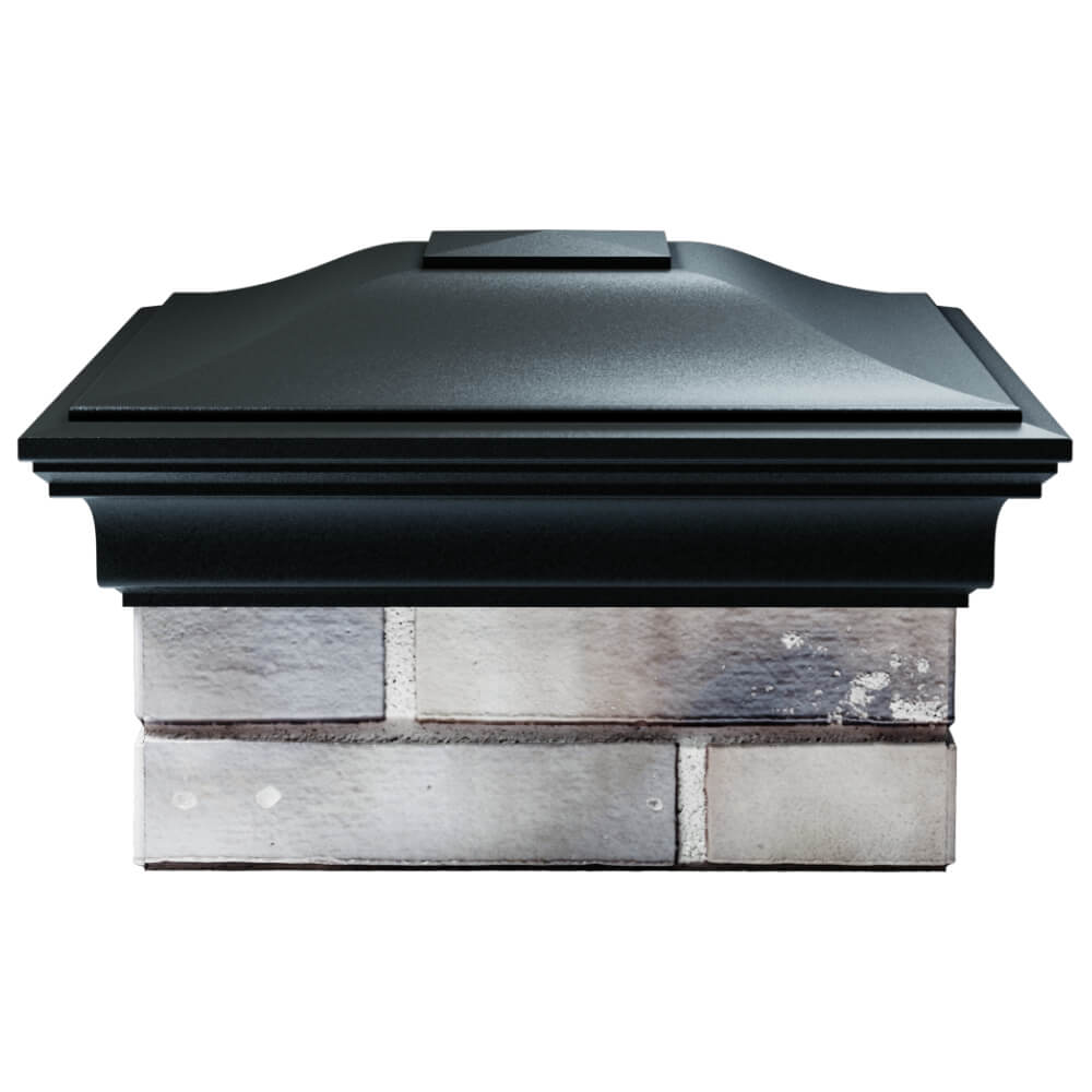 Колпак Zking Монблан Черный на столб 1.5х1.5 кирпича (385х385мм) Набережные Челны фото