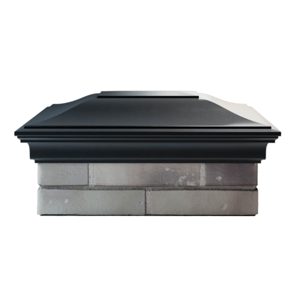 Колпак Zking Монблан Черный на столб 2х1.5 кирпича (515х385мм) в Набережных Челнах фото