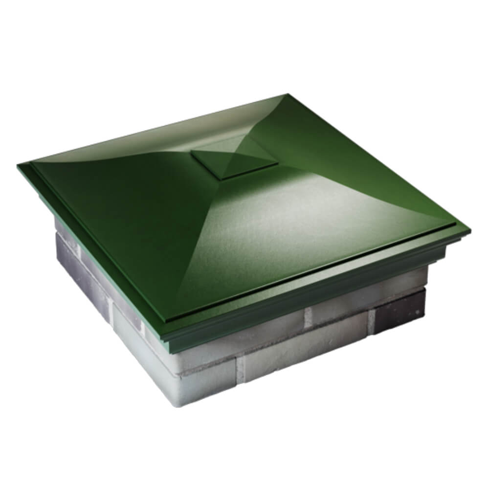 Колпак Zking Монблан Зеленый на столб 2х2 кирпича (515х515мм) Набережные Челны фото