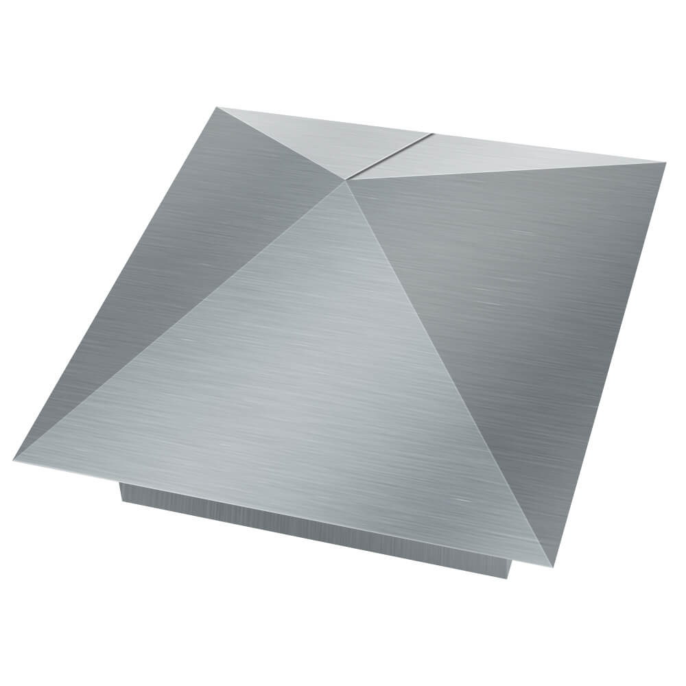 Колпак металлический 380х380мм оцинкованный заборный Набережные Челны фото