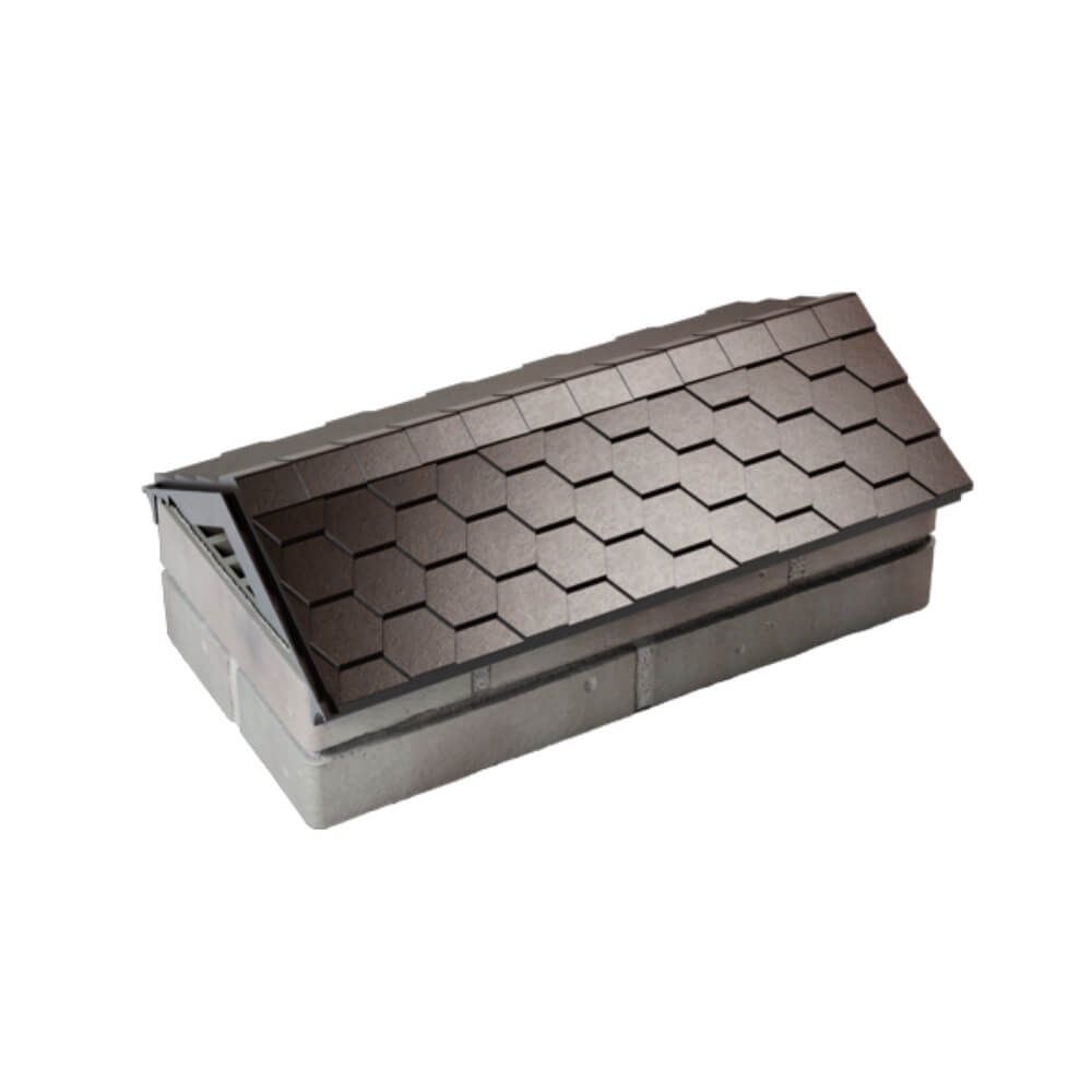 Парапет Zking Эверест Коричневый с посадкой на 1 кирпич (200/225/255мм) в Набережных Челнах фото