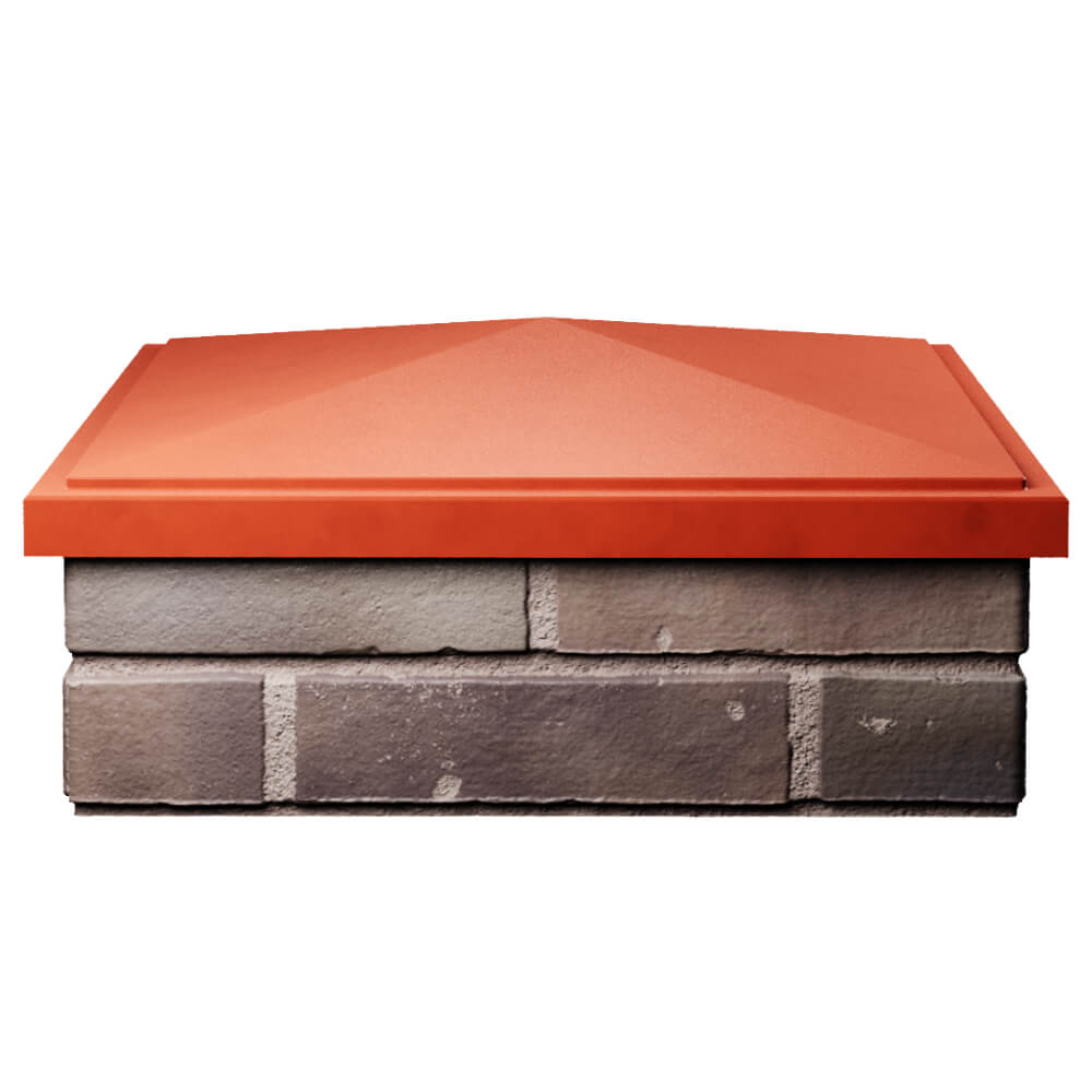 Колпак Zking БонаМоно Красный на столб 2х2 кирпича (515х515, 530х530мм) Набережные Челны фото