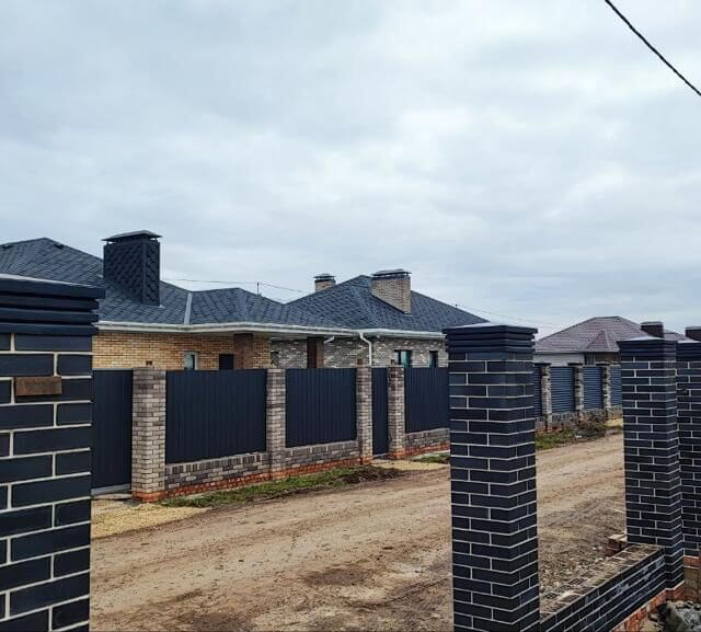 Колпак Zking Бона ХайТек Серый на столб 1.5х1.5 кирпича (385х385мм) в Набережных Челнах фото