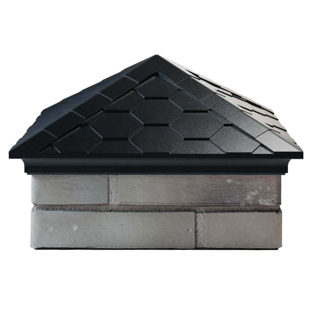 Колпак Zking Эверест Черный на столб 1.5х1.5 кирпича (390х390мм) Набережные Челны фото