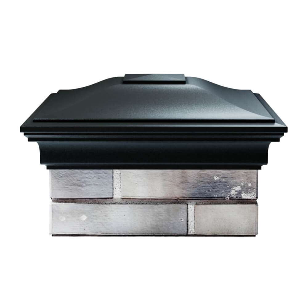 Колпак Zking Монблан Черный на столб 1.5х1.5 еврокирпича 0.7НФ (355х355мм) Набережные Челны фото