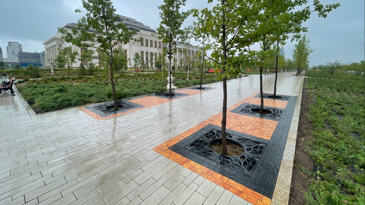 Приствольная решетка для дерева ZKING CRUST 1.2х1.2м Черная в Набережных Челнах фото