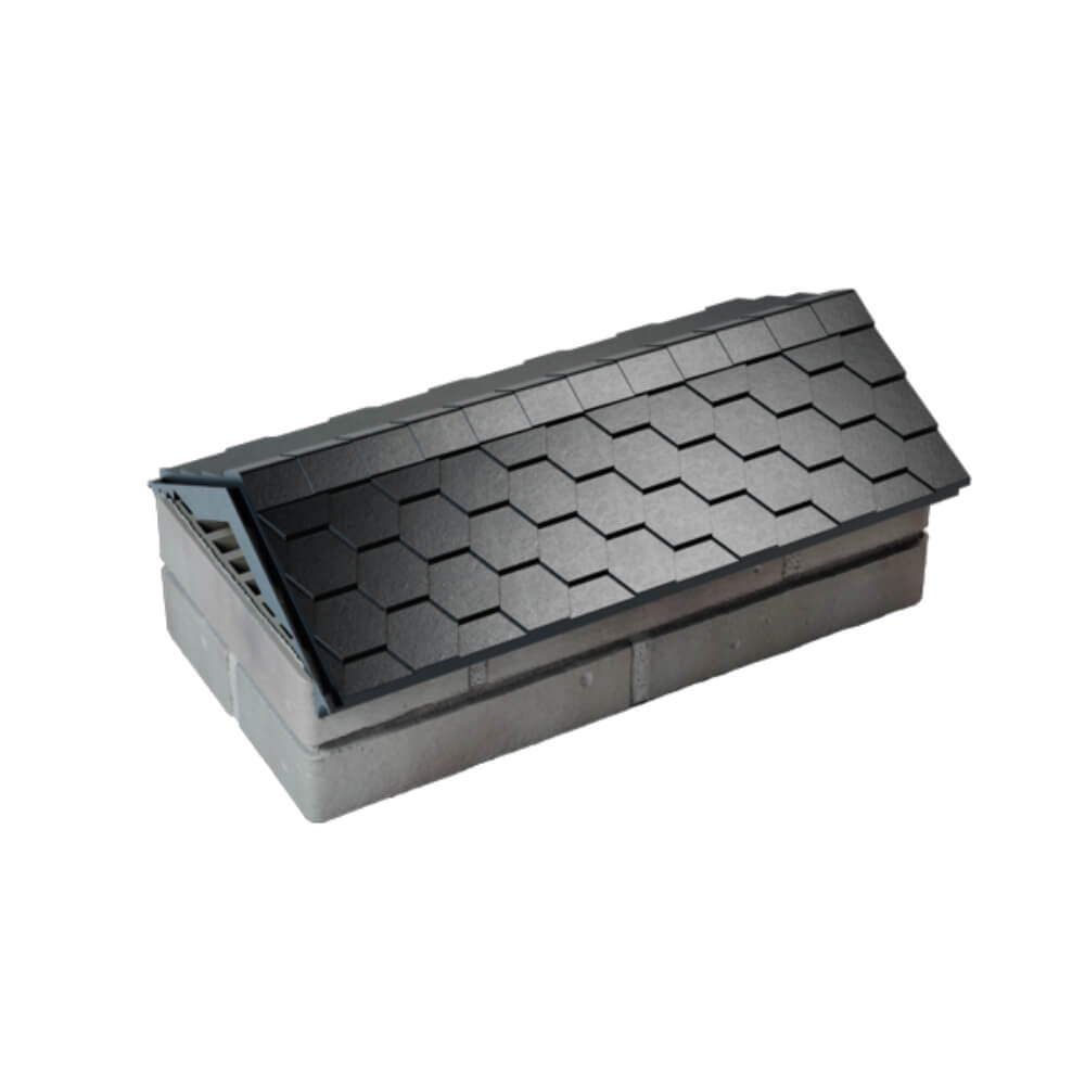 Парапет Zking Эверест Черный с посадкой на 1 кирпич (200/225/255мм) в Набережных Челнах фото