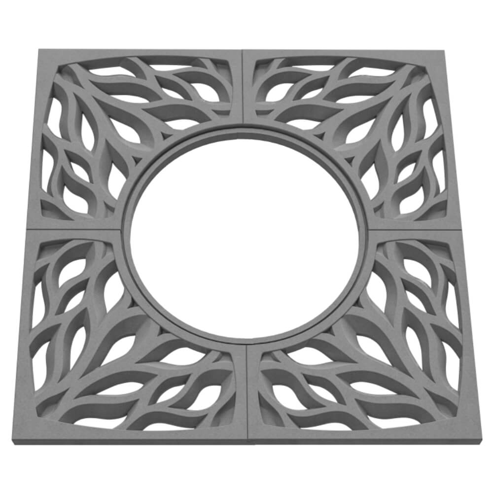 Приствольная решетка для дерева ZKING CRUST 1.2х1.2м Серая в Набережных Челнах фото