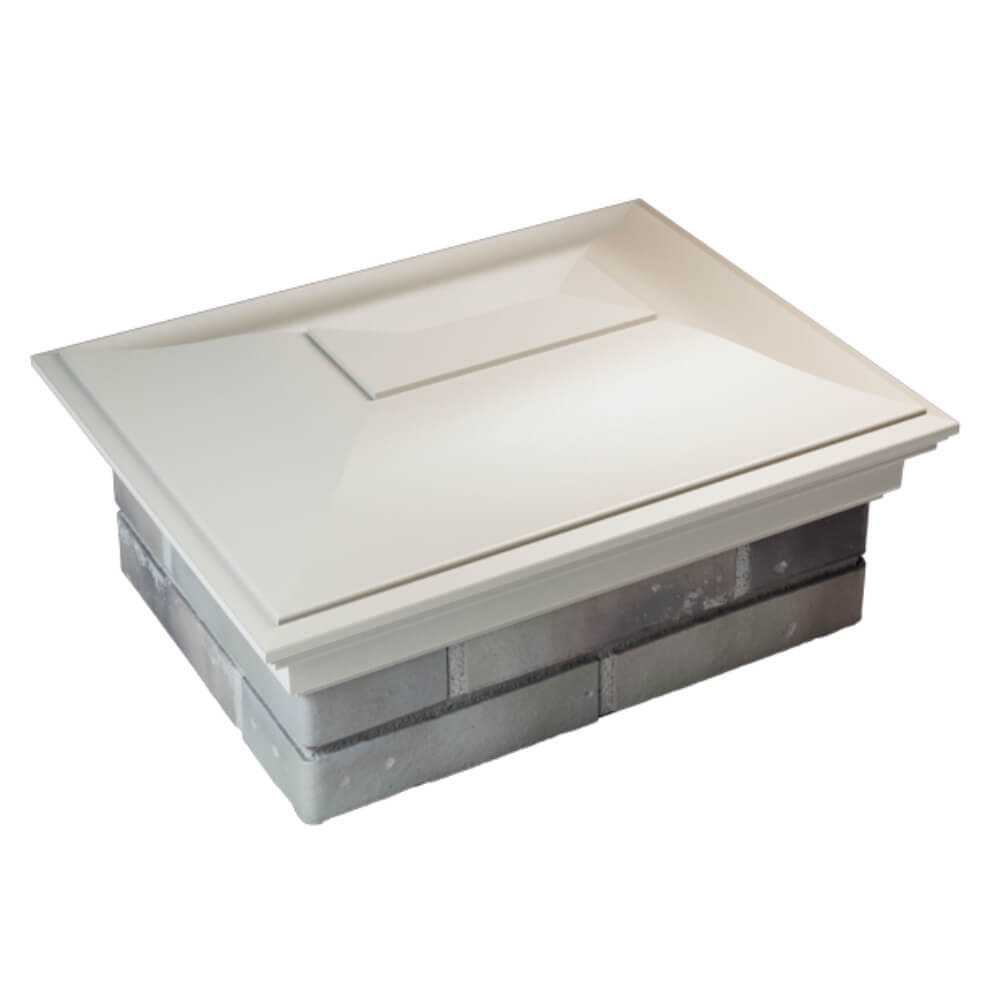 Колпак Zking Монблан Бежевый на столб 2х1.5 кирпича (515х385мм) Набережные Челны фото