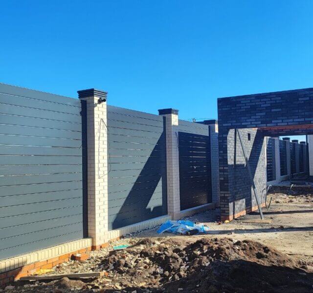 Колпак Zking Бона ХайТек Серый на столб 1.5х1.5 кирпича (385х385мм) в Набережных Челнах фото