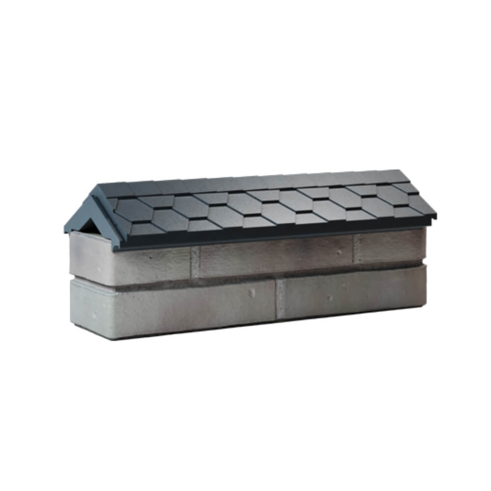 Парапет Zking Эверест Серый с посадкой на 0.5 кирпича (130мм) Набережные Челны фото