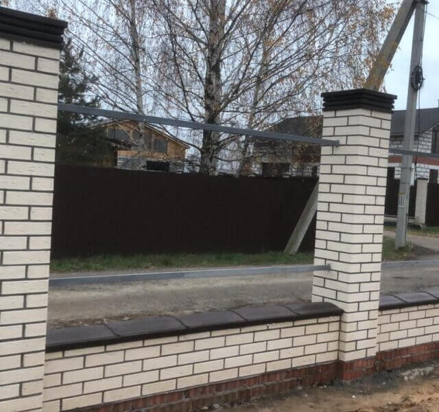 Колпак Zking Бона ХайТек Коричневый на столб 1.5х1.5 кирпича (385х385мм) в Набережных Челнах фото