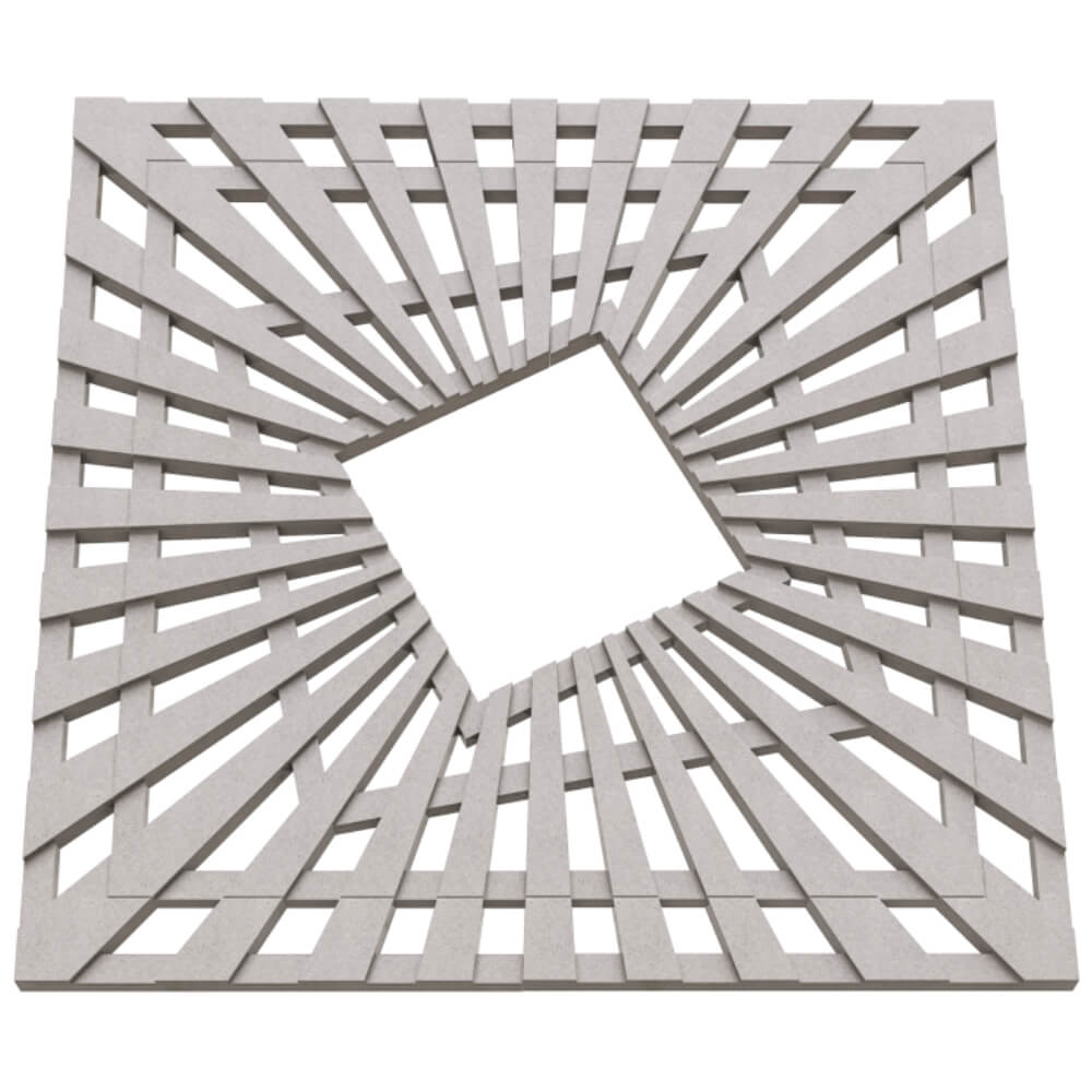 Приствольная решетка для дерева ZKING ATMOSPHERE 1.2х1.2м Бежевая в Набережных Челнах фото