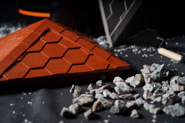 Колпак Zking Эверест Красный на столб 1.5х1.5 кирпича (390х390мм) в Набережных Челнах фото