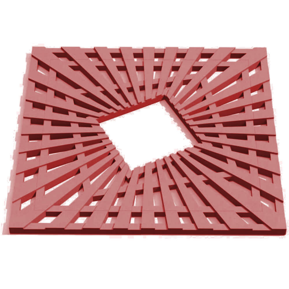 Приствольная решетка для дерева ZKING ATMOSPHERE 1.2х1.2м Красная Набережные Челны фото