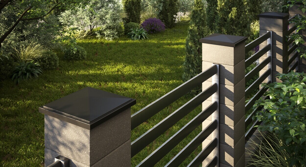 Колпак Zking БонаМоно Коричневый на столб 1.5х1.5 кирпича (385х385, 400х400мм) в Набережных Челнах фото