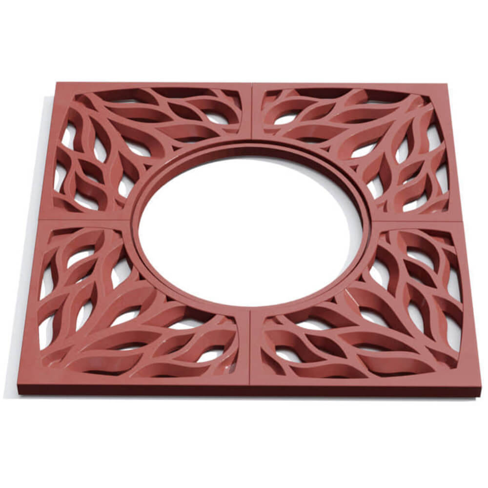 Приствольная решетка для дерева ZKING CRUST 1.2х1.2м Красная Набережные Челны фото