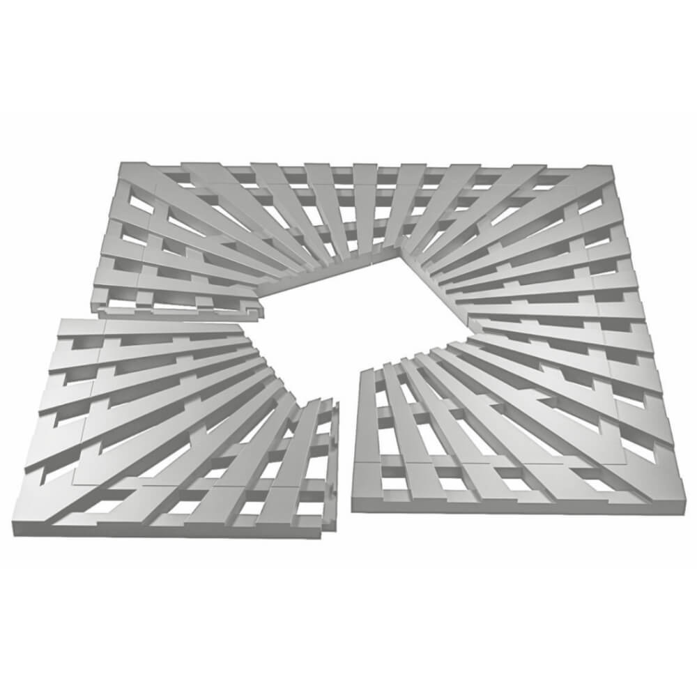 Приствольная решетка для дерева ZKING ATMOSPHERE 1.2х1.2м Бежевая в Набережных Челнах фото