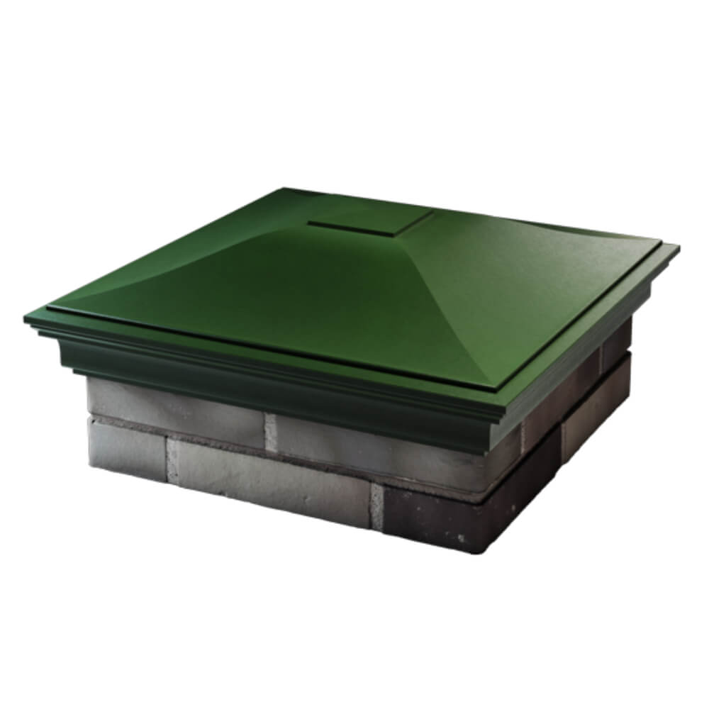 Колпак Zking Монблан Зеленый на столб 2х2 кирпича (515х515мм) в Набережных Челнах фото