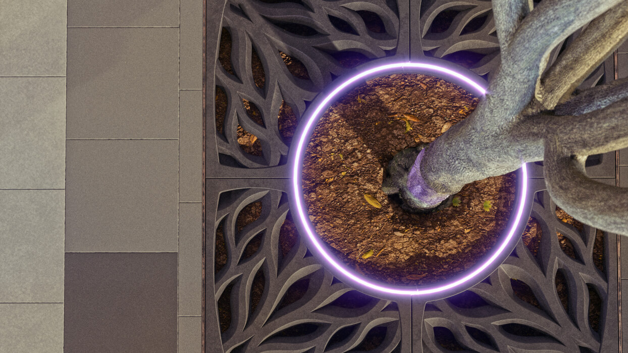 Приствольная решетка для дерева ZKING CRUST 1.2х1.2м Черная в Набережных Челнах фото