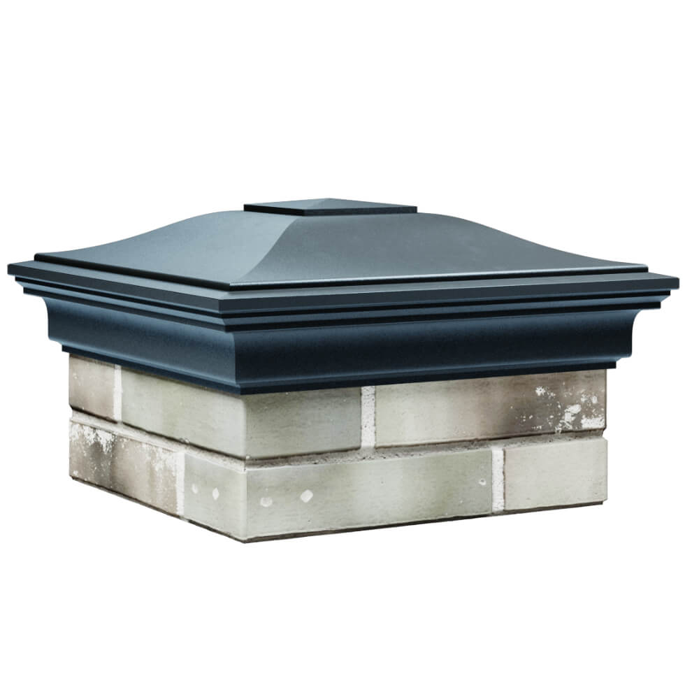 Колпак Zking Монблан Серый на столб 1.5х1.5 кирпича (385х385мм) в Набережных Челнах фото