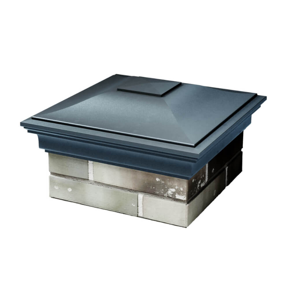 Колпак Zking Монблан Серый на столб 1.5х1.5 еврокирпича 0.7НФ (355х355мм) в Набережных Челнах фото