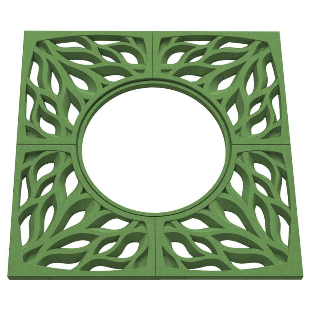 Приствольная решетка для дерева ZKING CRUST 1.2х1.2м Зеленая в Набережных Челнах фото