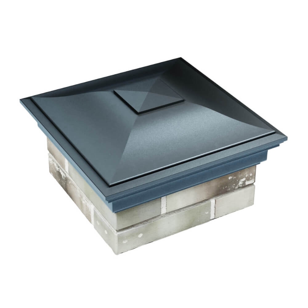 Колпак Zking Монблан Серый на столб 1.5х1.5 еврокирпича 0.7НФ (355х355мм) в Набережных Челнах фото