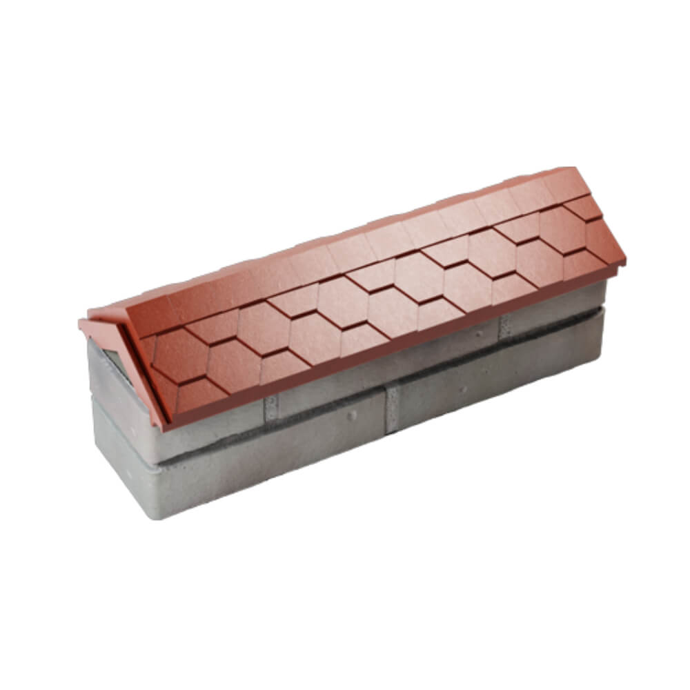 Парапет Zking Эверест Красный с посадкой на 0.5 кирпича (130мм) в Набережных Челнах фото