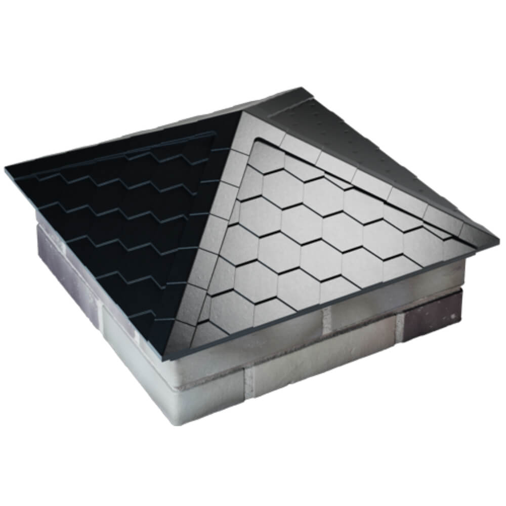 Колпак Zking Эверест Черный на столб 2х2 кирпича (535х535мм) Набережные Челны фото