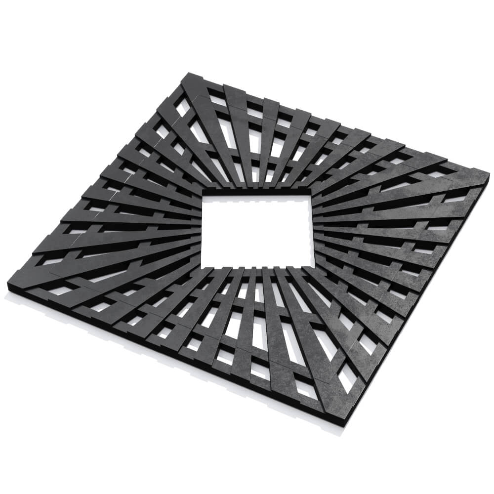 Приствольная решетка для дерева ZKING ATMOSPHERE 1.2х1.2м Черная в Набережных Челнах фото