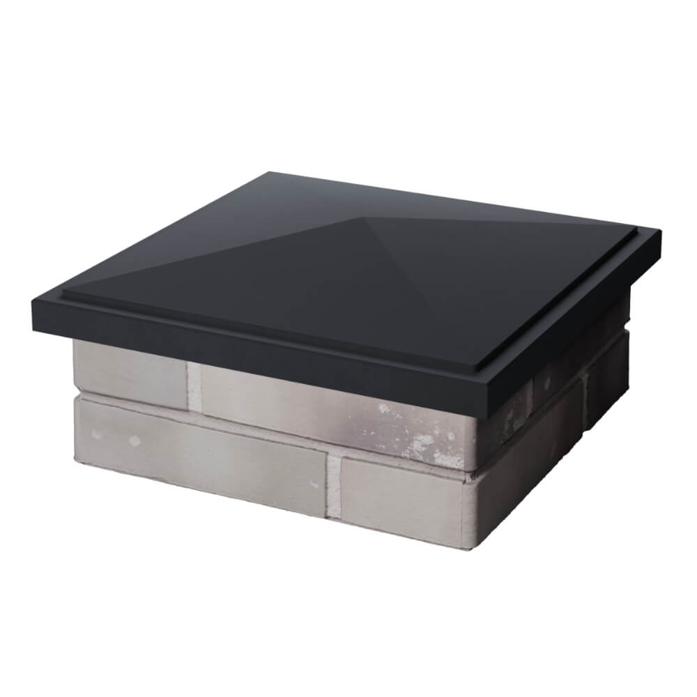 Колпак Zking БонаМоно Серый на столб 1.5х1.5 кирпича (385х385, 400х400мм) в Набережных Челнах фото